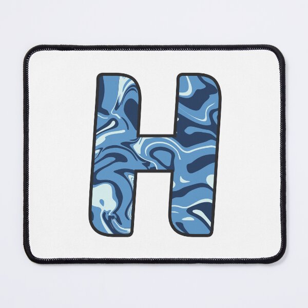 Item preview, H - Blue Marble Alphabet Letter designed and sold by Emmyteddy.