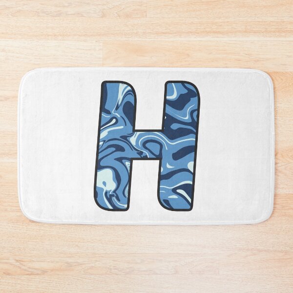 Item preview, H - Blue Marble Alphabet Letter designed and sold by Emmyteddy.