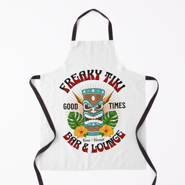Item preview, Freaky Tiki Retro Vintage Tiki Bar Tiki Lounge Kona Hawaii Good Times designed and sold by FreeSpiritAloha.