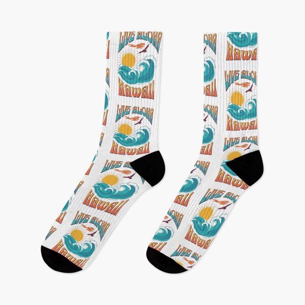 Item preview, Live Aloha Hawaii Beach Wave Tropical Surf designed and sold by FreeSpiritAloha.