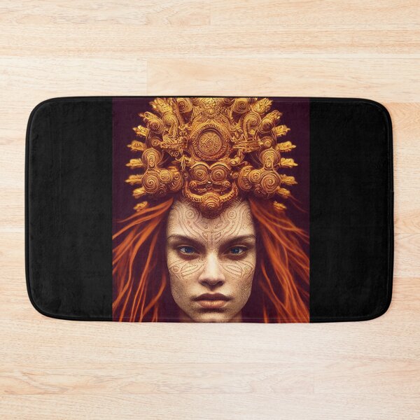 Item preview, Ancient Red Haired Woman with Gold - best selling  designed and sold by Aditya Bhole.