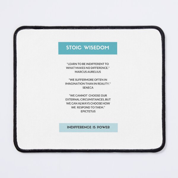 Item preview, STOIC PHILOSOPHY WISDOM - INDIFFERENCE IS POWER designed and sold by Inspirationmotivation.