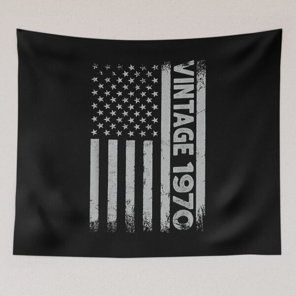 Item preview, 52 Year Old Gifts Vintage 1970 American Flag 52nd Birthday  designed and sold by charalphe.