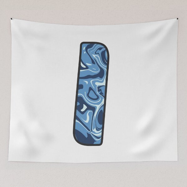 Item preview, I - Blue Marble Alphabet Letter designed and sold by Emmyteddy.