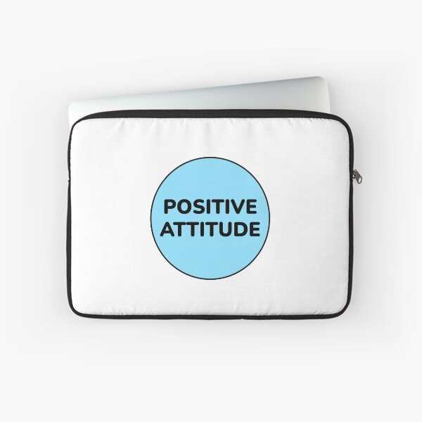Item preview, POSITIVE ATTITUDE blue circle designed and sold by Inspirationmotivation.