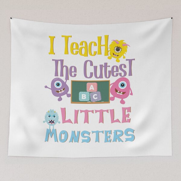 Item preview, I Teach The Cutest Little Monsters designed and sold by GarnersDesigns.