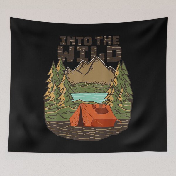 Item preview, Forest Adventure Retro Encampment Outdoors Nature Camp  designed and sold by charalphe.