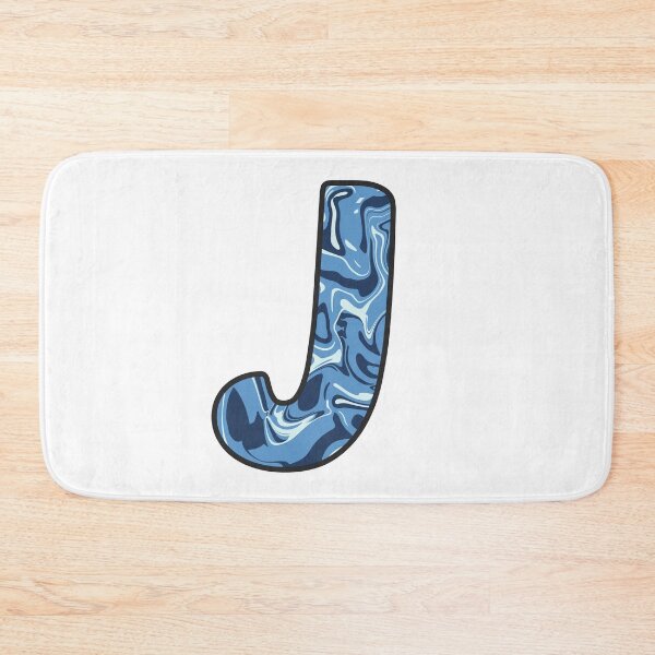 Item preview, J - Blue Marble Alphabet Letter designed and sold by Emmyteddy.