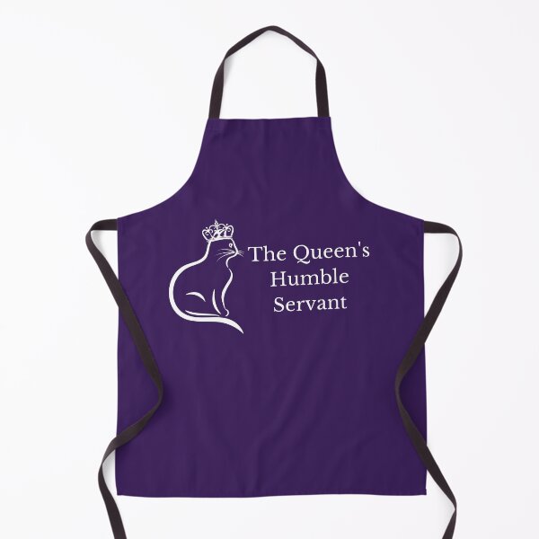 Item preview, The Queen's Humble Servant Funny Spoiled Kitty Cat Female Kitten Humor designed and sold by InterpreTees.