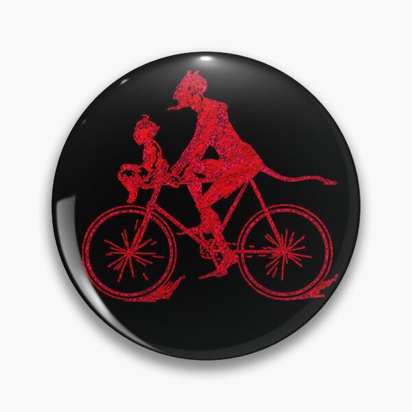 Item preview, VINTAGE DEVIL ON A BICYCLE HALLOWEEN designed and sold by Greenbaby.