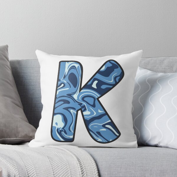 Item preview, K - Blue Marble Alphabet Letter designed and sold by Emmyteddy.
