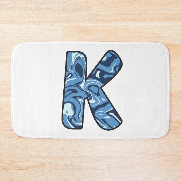 Item preview, K - Blue Marble Alphabet Letter designed and sold by Emmyteddy.