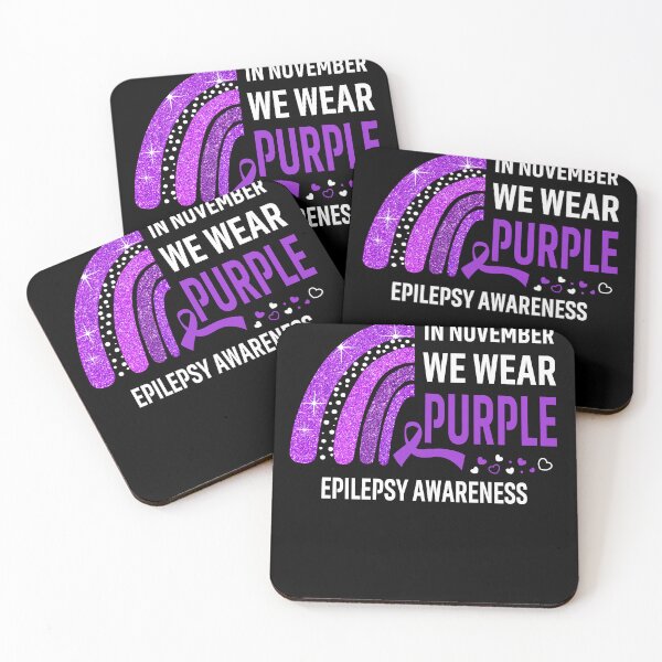 Item preview, In November We Wear Purple Epilepsy Awareness designed and sold by Gillosina.