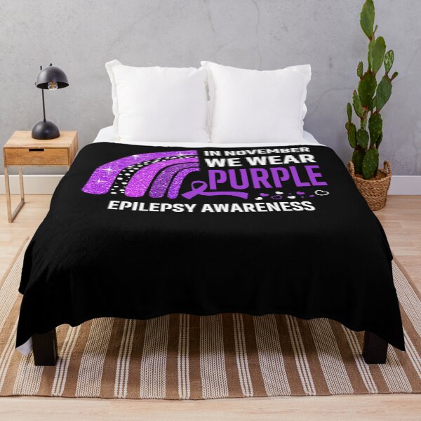 Item preview, In November We Wear Purple Epilepsy Awareness designed and sold by Gillosina.