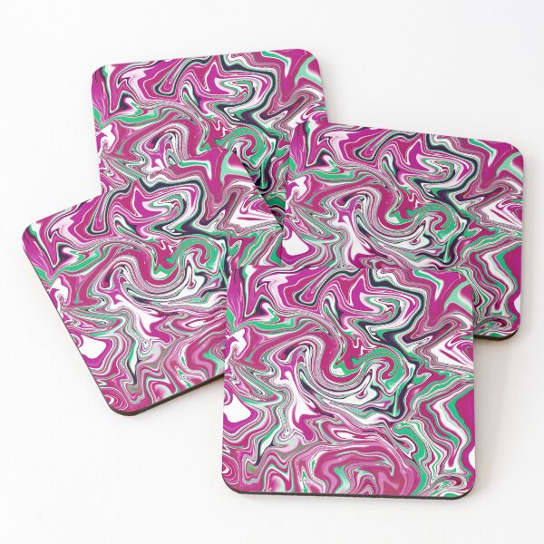 Item preview, Watermelon Marble Pattern Green Pink Abstract designed and sold by ArticLotusShop.