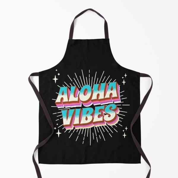 Item preview, Aloha Vibes Hawaii Retro Style Aloha Vintage 80's Hawaiian Style Typography designed and sold by FreeSpiritAloha.