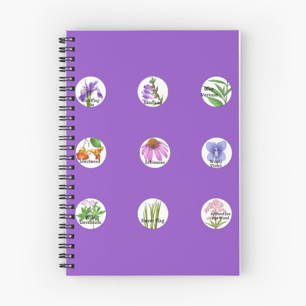 Item preview, Go Herbal World label stickers, flowers designed and sold by SilviPavlova.