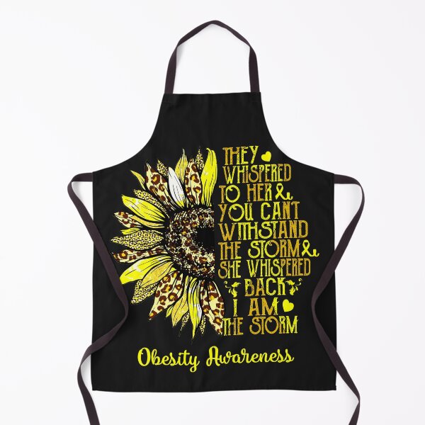 Item preview, I Am The Storm Sunflower Leopard Obesity Awareness designed and sold by rechardtee.