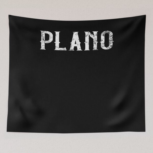 Item preview, Plano Vintage White Script Apparel  designed and sold by charalphe.