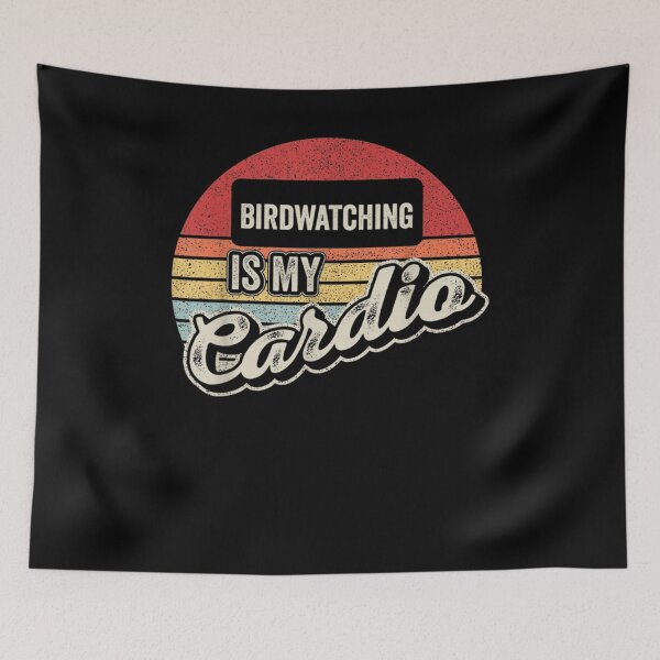 Item preview, Birdwatching Is My Cardio Vintage Retro Birdwatcher  designed and sold by charalphe.