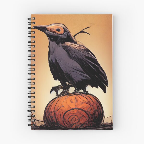 Item preview, A bird on a pumpkin designed and sold by etherElric.
