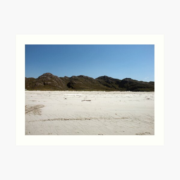 White Sand Art Print