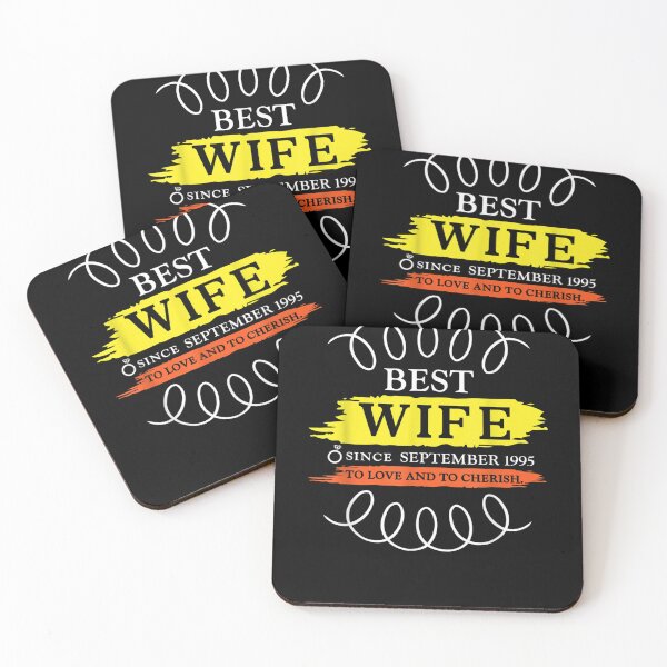 Item preview, 27th Wedding Anniversary Best Wife Since September 1995  designed and sold by charalphe.