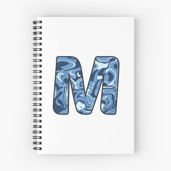 Item preview, M - Letra del alfabeto de mármol azul designed and sold by Emmyteddy.
