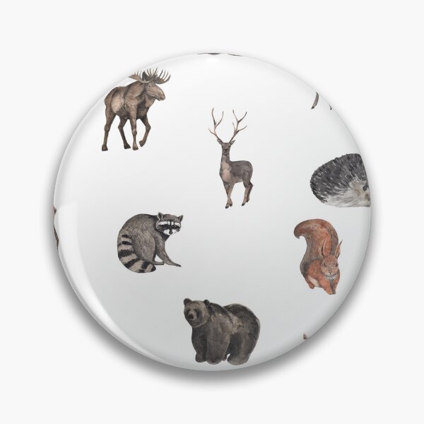Item preview, Watercolor Woodland, Forest Animals designed and sold by silviaol.