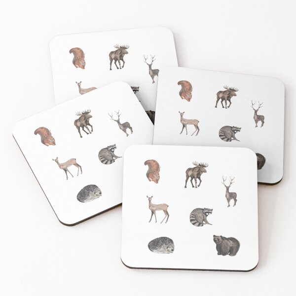 Item preview, Watercolor Woodland, Forest Animals designed and sold by silviaol.