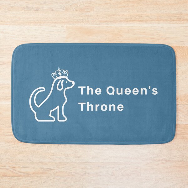 Item preview, The Queen's Throne Funny Spoiled Puppy Dog Female Pup Humor designed and sold by InterpreTees.