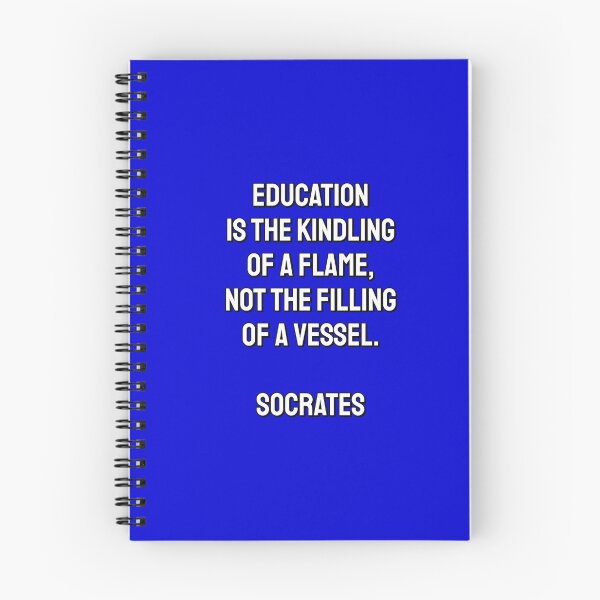 Item preview, Education is the kindling of a flame  - Socrates quotes  designed and sold by Inspirationmotivation.