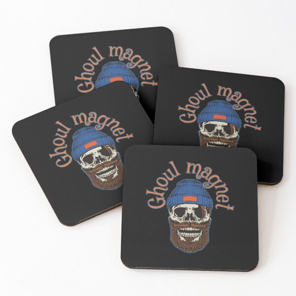 Item preview, Blue Beanie Ghoul Magnet Celebrating Halloween designed and sold by BtheLight.