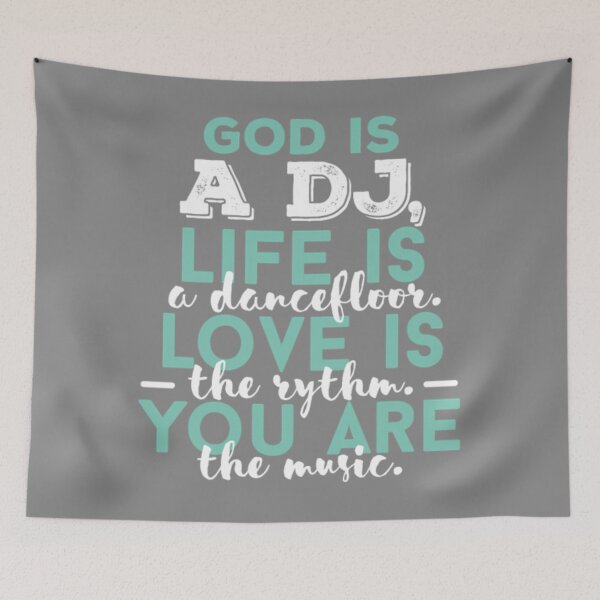 Item preview, DJ - God is a DJ, life is a dancefloor. Love is th designed and sold by TokawaManzo.