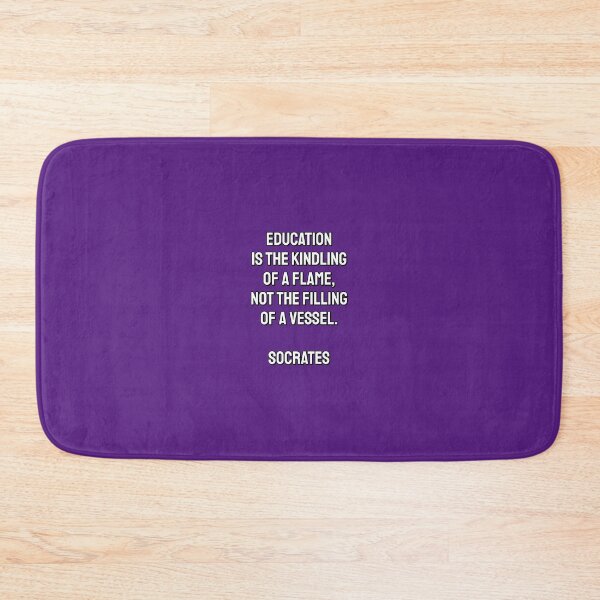 Item preview, Education is the kindling of a flame, not the filling of a vessel - Socrates quotes  designed and sold by Inspirationmotivation.