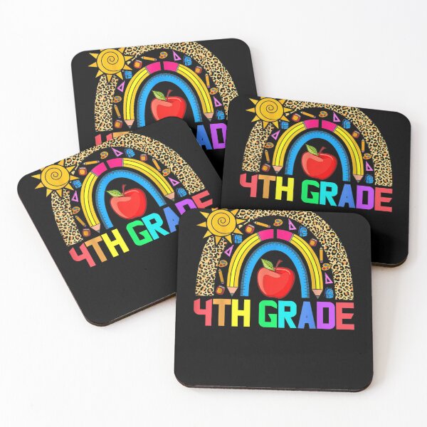 Item preview, Fourth Grade Teacher Leopard Rainbow 4th Grade Teacher Funny  designed and sold by charalphe.