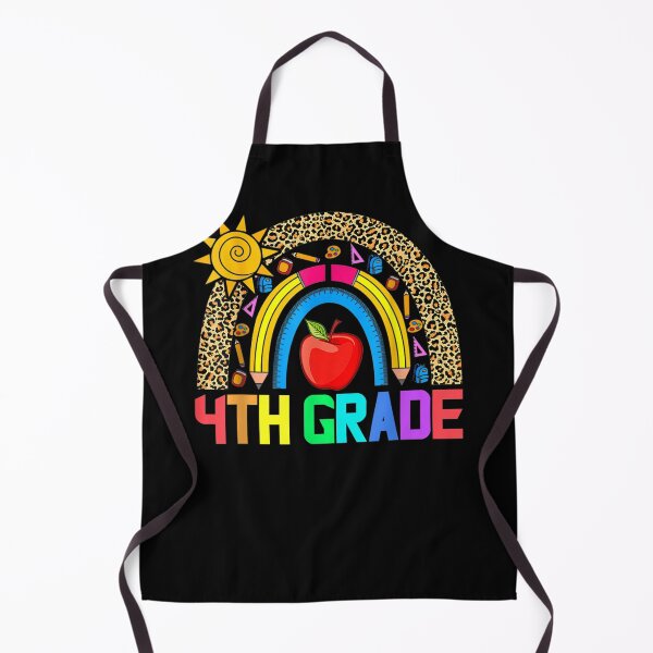 Item preview, Fourth Grade Teacher Leopard Rainbow 4th Grade Teacher Funny  designed and sold by charalphe.