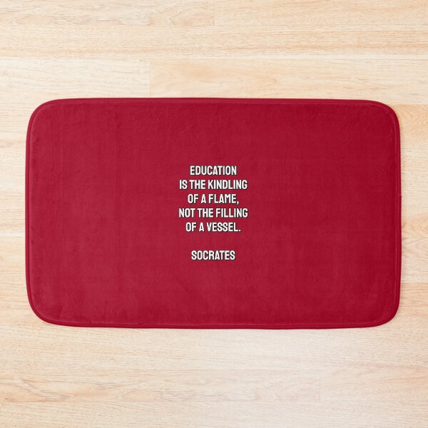 Item preview, Education is the kindling of a flame, not the filling of a vessel - Socrates quotes back to school designed and sold by Inspirationmotivation.