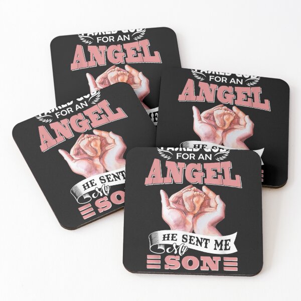 Item preview, I Ask God For An Angel He Sent Me My Son Parent Announcement  designed and sold by charalphe.