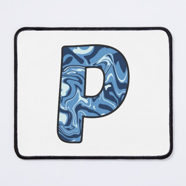 Item preview, P - Blue Marble Alphabet Letter designed and sold by Emmyteddy.