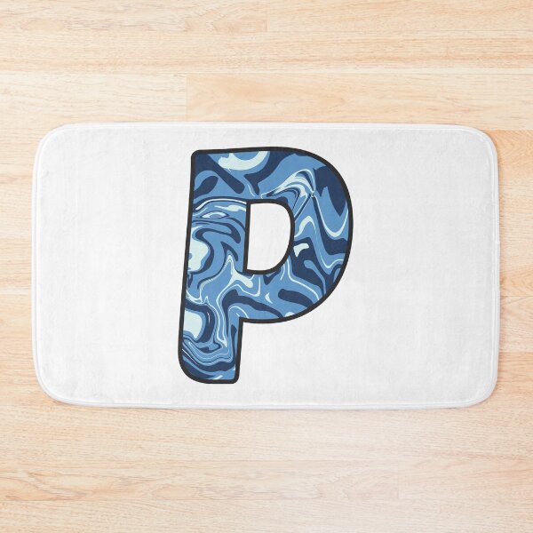 Item preview, P - Blue Marble Alphabet Letter designed and sold by Emmyteddy.