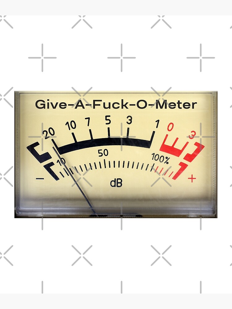 Fuckometer Posters for Sale | Redbubble