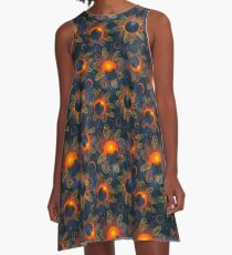 Sonnenfinsternis A-Linien Kleid