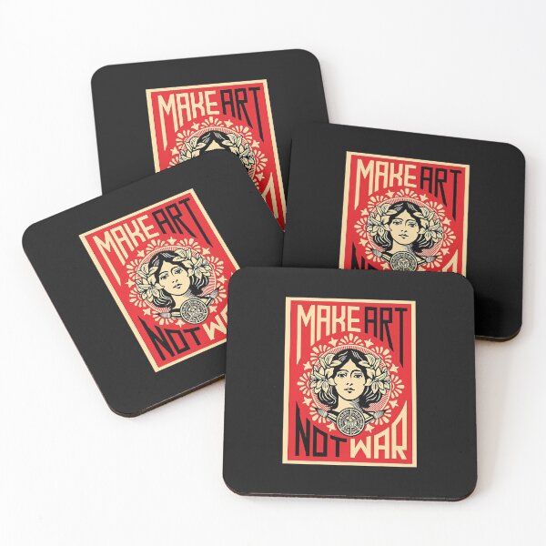 Item preview, best seller make art not war designe designed and sold by ANTHONYFERRE.