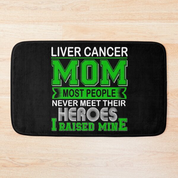 Item preview, Proud Liver Cancer Mom Most People Never Meet Their Heroes I Raise Mine designed and sold by frechettee.