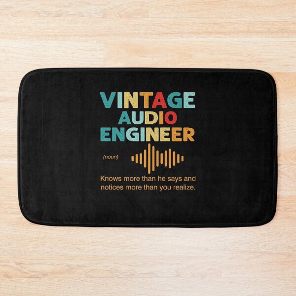 Item preview, Vintage Audio Engineer retro sound guy funny cute cool designed and sold by elizabethdawnn.