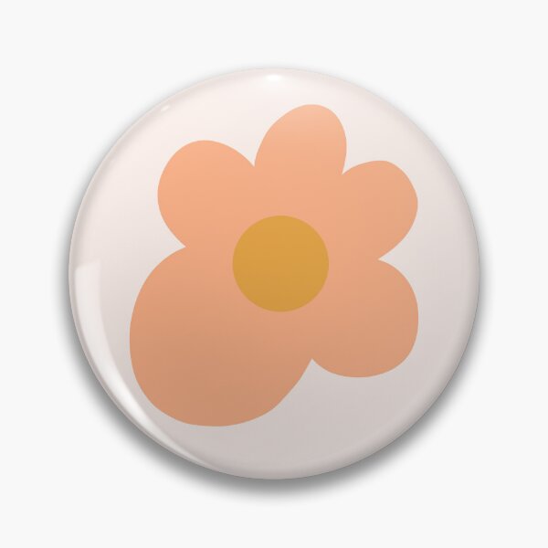 Item preview, peachy puffy flower designed and sold by abby cartwright.