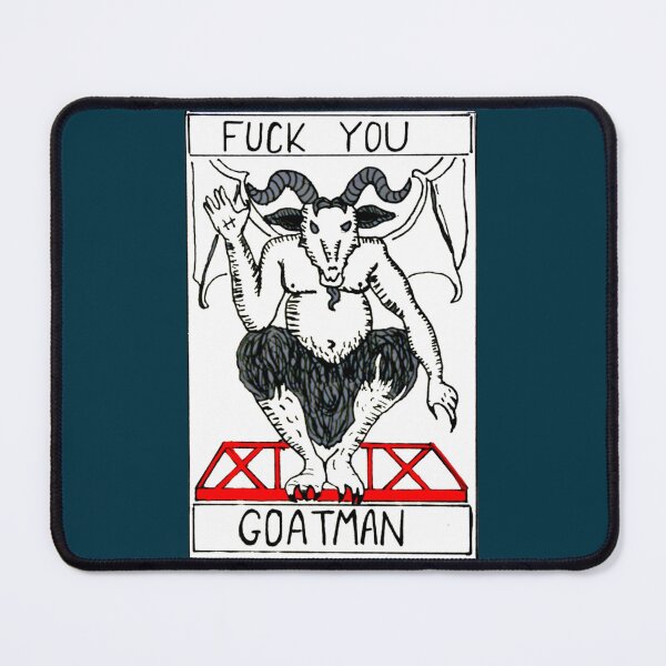 Item preview, Buzzfeed Unsolved Goatman Devil Tarot Card     designed and sold by CoolCubeMerchs.