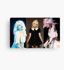 Courtney triptych Canvas Print