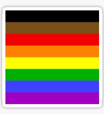poc pride flag square Sticker
